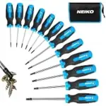 Neiko 01377A 12-Piece Magnetic Torx Screwdriver Set – $14.89