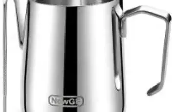 NewGf 350ml Stainless Steel Milk Frothing Pitcher for $12.49