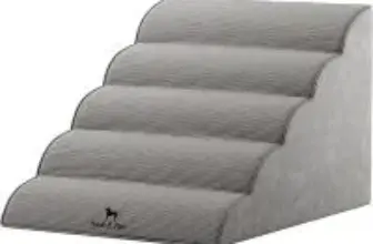Noah & Paw 27″ 5-Step Dog Stairs for Bed Now $62.99