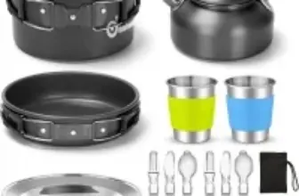 Odoland 15-Piece Camping Cookware Mess Kit Now $19.99