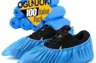 Ogunuoki Disposable CPE Non-slip Shoe Covers (100-Pack) for $6.71