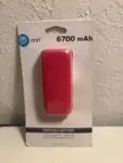 ONN Portable Battery Power Bank 6700mAh USB Charger – $11.99