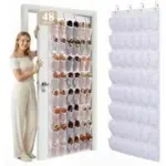 Ordovibe 48-Pocket Heavy Duty Over Door Shoe Organizer for $9.99