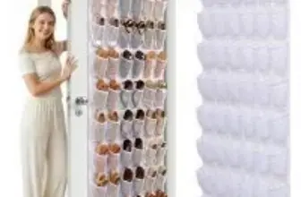Ordovibe 48-Pocket Heavy Duty Over Door Shoe Organizer for $9.99