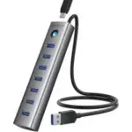 Orico 7-Port USB 3.0 Hub with 1.64Ft Cable for $9.87