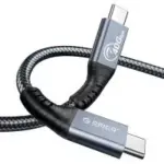 Orico 6.56′ USB-C to USB-C Cable with 40Gbps Speed and 100W Charging for $14.24