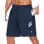 Pinspark 7″ Quick Dry Workout Shorts with Zipper Pockets for $7.99