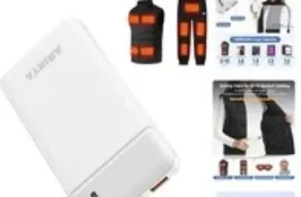 10000mAh Portable Battery Pack for Heated Clothing – $28.16