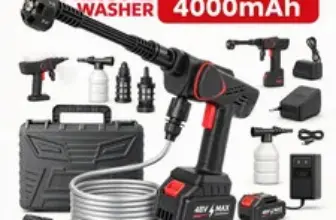 Portable Cordless Electric High Pressure Water Spray Gun – $32.99
