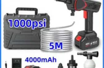 Portable Electric High Pressure Washer Gun 1100 PSI – $33.98