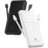 Qesvibol 10000mAh Portable Charger with Built-in Cable for $17.59