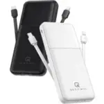 Qesvibol 10000mAh Portable Charger with Built-in Cable for $17.59