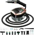 Qijiaa 1500W Handheld Steam Cleaner with 18 Accessories for $34.99