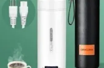 Qragjbm 450ml Portable Electric Kettle with 4 Temperature Settings for $16.43