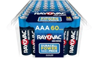 Rayovac AAA Batteries 60-Count for $11.87