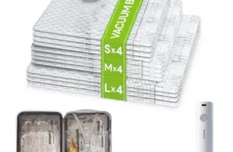Rechargeable USB Electric Pump Vacuum Bags for Travel – 12-Pack for $14.50