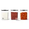 Rubbermaid Brilliance 3-Pack Airtight Food Storage Containers with Lids & Scoops for $29.99
