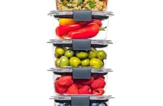Rubbermaid Brilliance 1.3 Cup BPA-Free Food Storage Containers – 5 Pack for $16.13