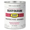 Rust-Oleum Stops Rust Semi-Gloss White Enamel Paint 2-Pack for $19.48