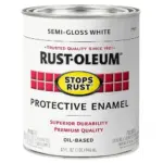 Rust-Oleum Stops Rust Semi-Gloss White Enamel Paint 2-Pack for $19.48