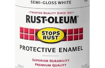 Rust-Oleum Stops Rust Semi-Gloss White Enamel Paint 2-Pack for $19.48