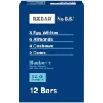 RXBAR Protein Bars Blueberry Flavor, 12-Count for $15.95