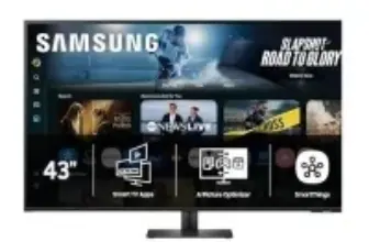 Samsung 43″ M70F 4K Smart Monitor Now $279.99