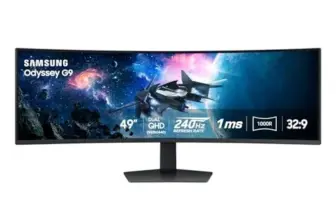 Samsung 49″ Odyssey G9 DQHD Curved Gaming Monitor for $899.99
