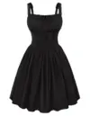 SCARLET DARKNESS Adjustable Corset Mini Dress with Pockets for $16.80