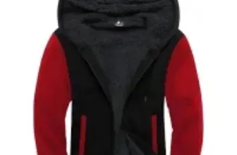 Scodi Men’s Heavyweight Zip Up Fleece Sweatshirt Now $18.99