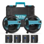 Seesii 8″ Electric Suction Cups with 4x2400mAh Batteries for $44.99