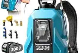 Seesii 100PSI 5 Gallon Battery Powered Backpack Sprayer – $54.98