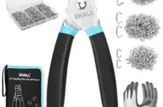 SHALL Hog Ring Pliers Kit with 600 Pieces – $19.59