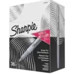 Sharpie Fine Point Metallic Permanent Markers (36-Count) for $21.84