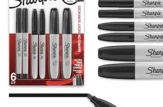 Sharpie Permanent Markers Variety Pack – 6 Count for $4.40