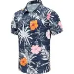 SheLucki Men’s Printed Unisex Palmshadow Hawaiian Shirt for $9.99