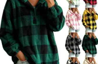 Sherpa Plaid Fleece Hoodie for $14.99
