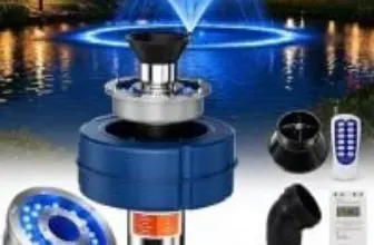 Skagit 15000-GPH 1HP Electric RGB Floating Pond Fountain Aerator for $119.40