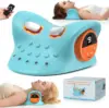 Smedz 4-in-1 Portable 3D Cervical Neck Massager Pillow with Heat & Traction for $24.29