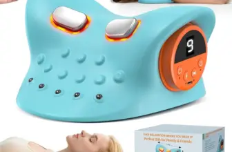 Smedz 4-in-1 Portable 3D Cervical Neck Massager Pillow with Heat & Traction for $24.29