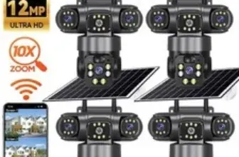 12MP Solar Battery Home Security Camera – $203.96