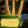33FT Waterproof Solar Rope Lights with 100 LEDs for $7.99