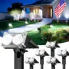 Outdoor Waterproof Solar Spot Lights 6-Pack for $18.99
