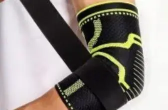 Soloever Compression Sleeve Elbow Brace Support with Gel Pads for $5.99