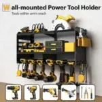 Spampur Power Tool Organizer Wall Mount with 6 Cordless Drill Holders – $113.75