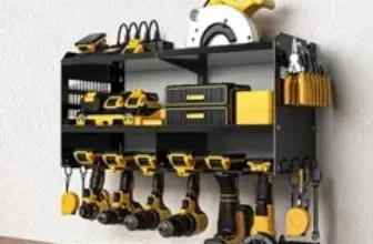 Spampur Power Tool Organizer Wall Mount with 6 Cordless Drill Holders – $113.75