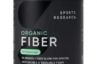 Sports Research Organic Fiber Gluten-Free Powder Supplement for $9.43
