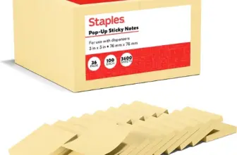 Staples 3″ x 3″ Sticky Notes – 36 Pads for $4.91