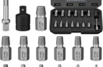 Strebito 15-Piece Cr-Mo Steel Bolt Extractor Socket Set for $11.99