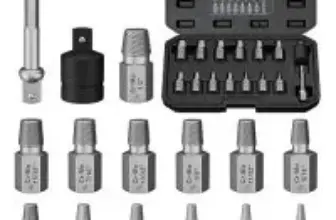 Strebito 15-Piece Cr-Mo Steel Bolt Extractor Socket Set for $9.99